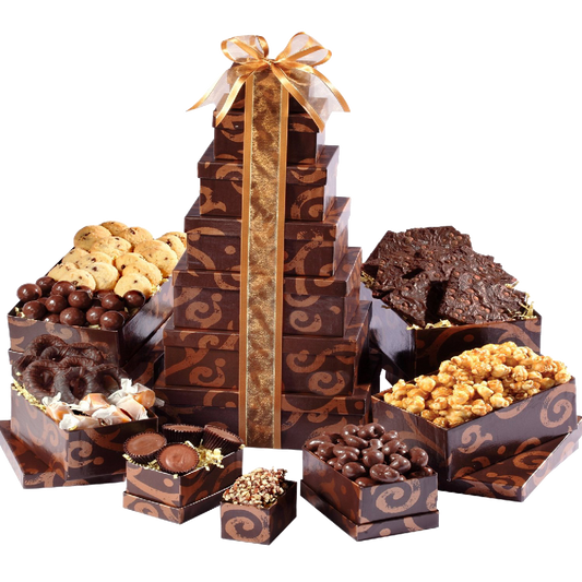 Broadway Basketeers Happy Birthday Gift Tower