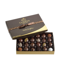 Godiva Chocolatier Dark Chocolate Truffles, 12 Count